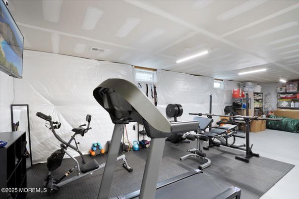 Fitness Equipment, Interior, Recessed Lighting