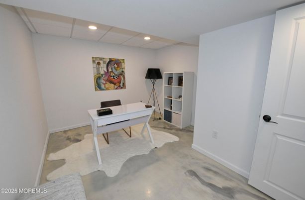 Home Office, Interior, Recessed Lighting