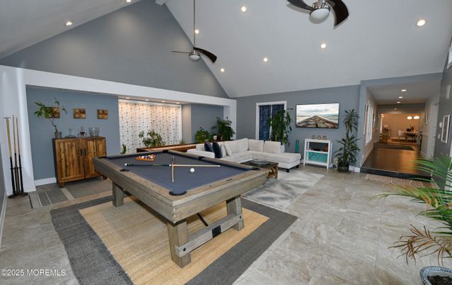 Billiard Table, Game Room, Interior, Living room, Recessed Lighting