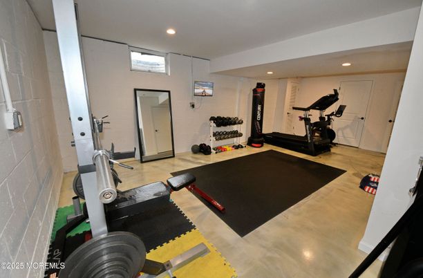 Fitness Equipment, Interior, Recessed Lighting