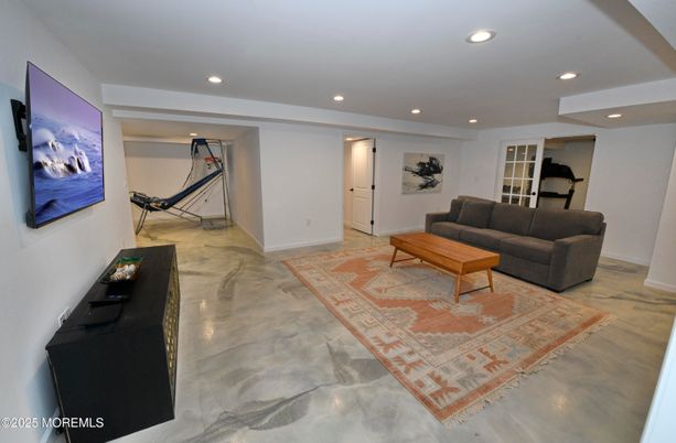 Interior, Living room, Recessed Lighting