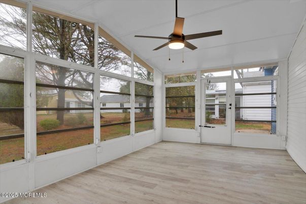 Interior, Sun Room, Wood Texture Flooring