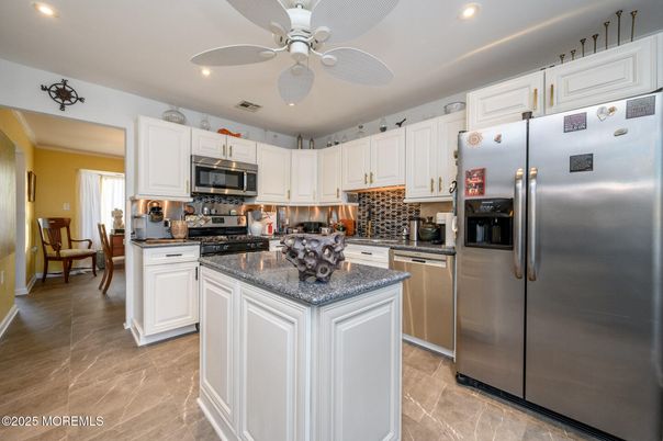 Interior, Kitchen, Recessed Lighting, Stainless Steel Appliances