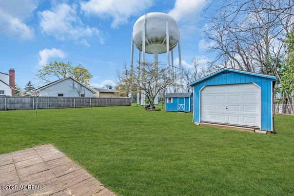 Backyard, Detached Garage, Exterior
