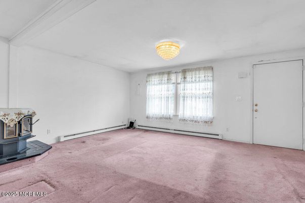 Chandelier, Empty room, Interior
