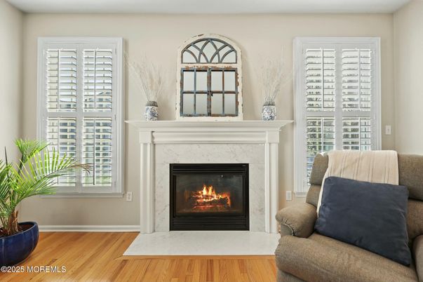 Fireplace, Interior, Wood Texture Flooring