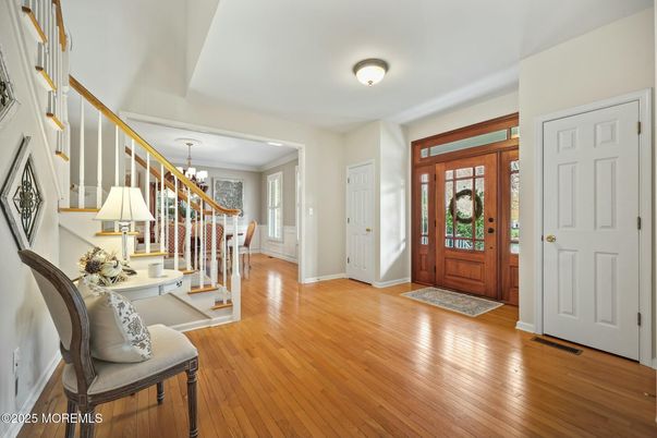 Chandelier, Interior, Wood Texture Flooring