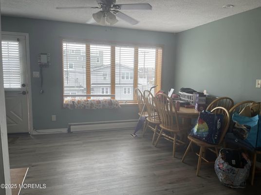 Dining room, Interior, Wood Texture Flooring
