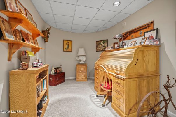 Home Office, Interior, Recessed Lighting