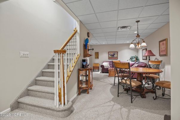 Chandelier, Dining room, Interior, Recessed Lighting