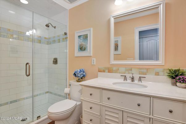 Bathroom, Glass Shower, Interior