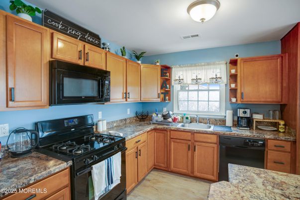 Interior, Kitchen, Wood Texture Flooring
