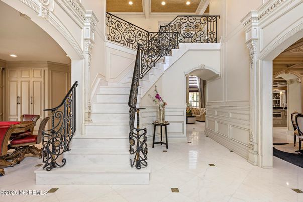 Interior, Marble, Recessed Lighting