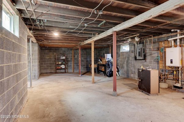 Interior, Stone Walls, Wooden Beams