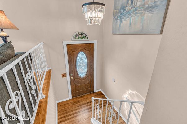 Chandelier, Interior, Wood Texture Flooring