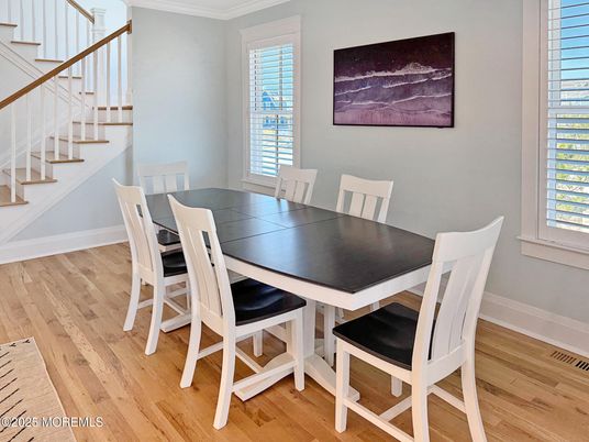 Dining room, Interior, Wood Texture Flooring
