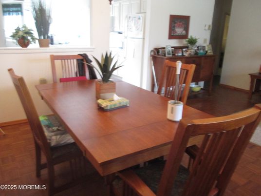 Dining room, Interior, Wood Texture Flooring