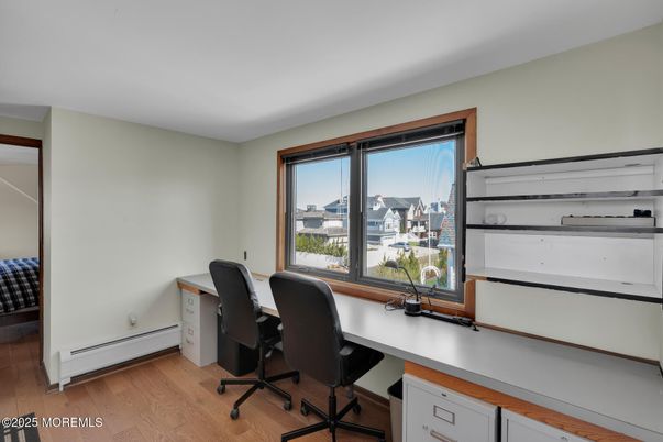 Home Office, Interior, Wood Texture Flooring