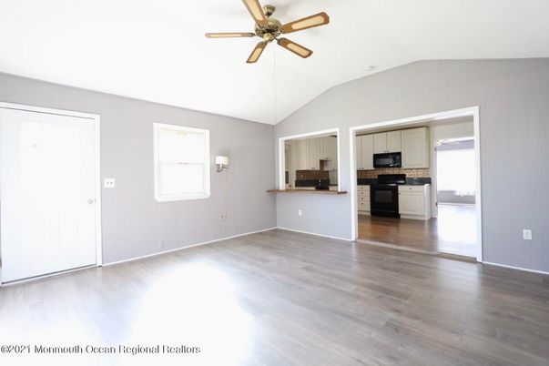 Empty room, Interior, Kitchen, Wood Texture Flooring