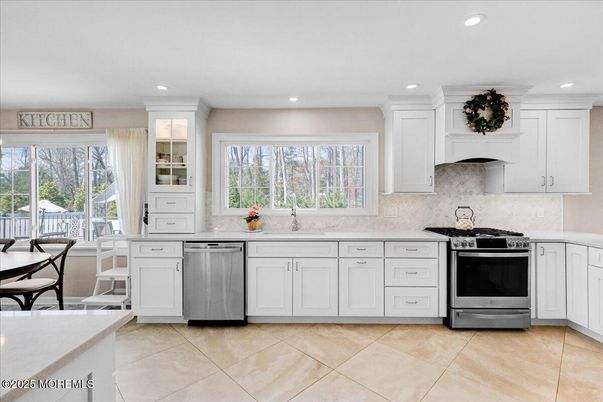 Interior, Kitchen, Recessed Lighting, Stainless Steel Appliances
