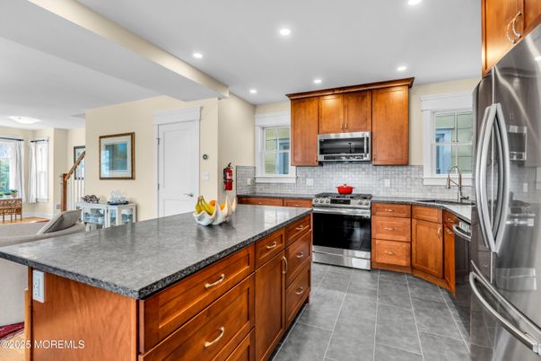 Interior, Kitchen, Recessed Lighting, Stainless Steel Appliances
