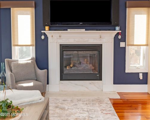 Fireplace, Interior, Marble, Wood Texture Flooring