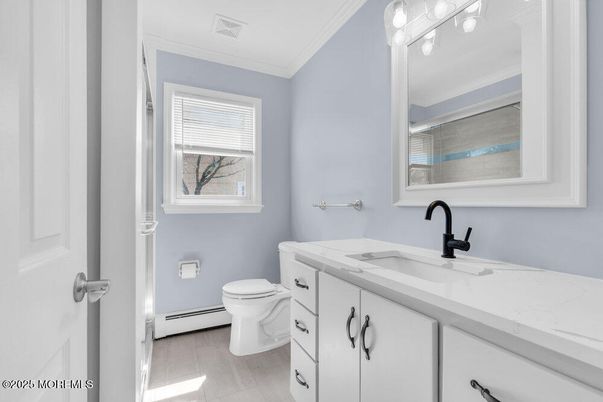 Bathroom, Interior, Wood Texture Flooring