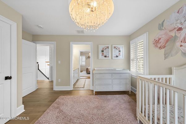 Chandelier, Interior, Wood Texture Flooring