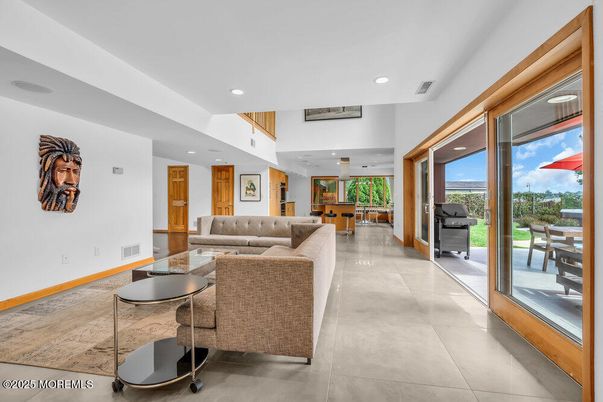 Interior, Living room, Recessed Lighting