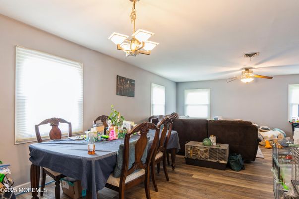 Chandelier, Dining room, Interior, Living room, Wood Texture Flooring