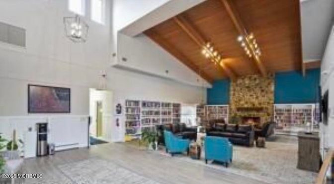 Fireplace, Interior, Living room, Pendant Lights, Stone Walls, Wooden Beams, Wooden Ceilings