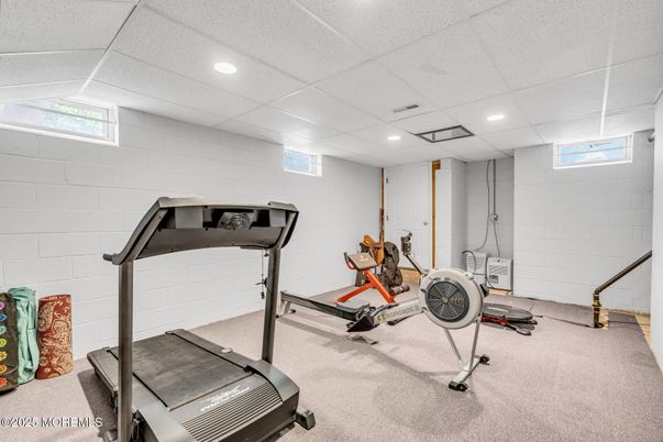 Fitness Equipment, Interior, Recessed Lighting