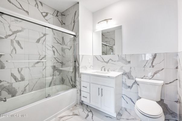 Bathroom, Glass Shower, Interior, Marble, Marble Walls