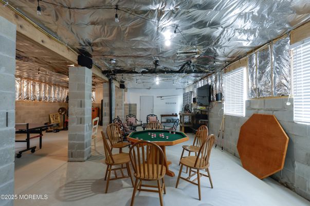 Game Room, Interior, Stone Walls