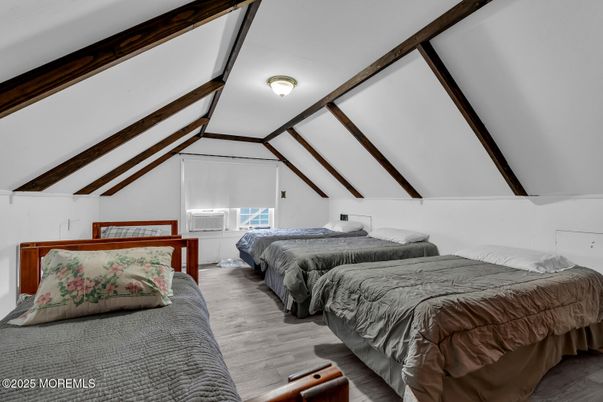 Bedroom, Interior, Wooden Beams, Wood Texture Flooring