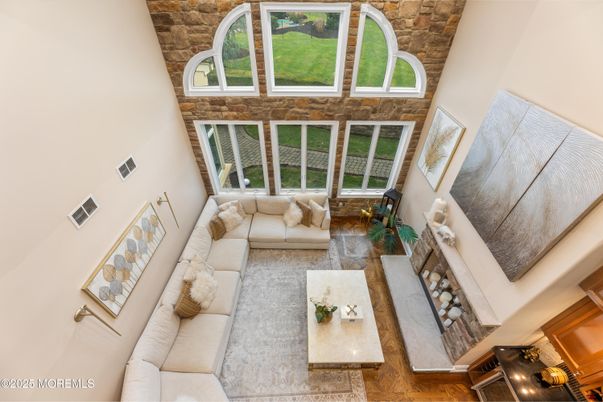 Interior, Living room, Stone Walls