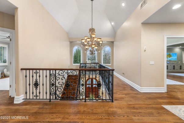 Chandelier, Interior, Recessed Lighting, Wood Texture Flooring