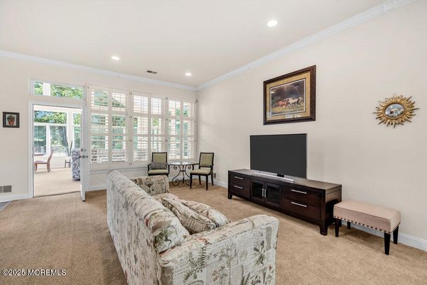 Interior, Living room, Recessed Lighting