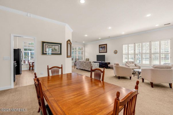 Dining room, Interior, Living room, Recessed Lighting