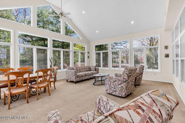 Dining room, Interior, Living room, Recessed Lighting, Sun Room