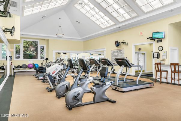Fitness Equipment, Gym, Interior, Pendant Lights