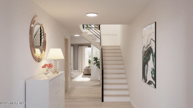Interior, Recessed Lighting, Wood Texture Flooring