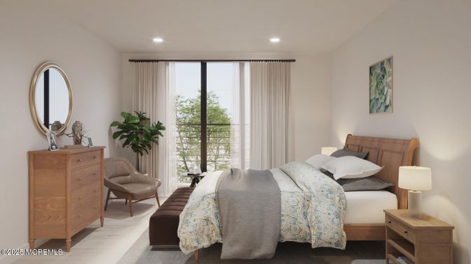 Bedroom, Interior, Recessed Lighting