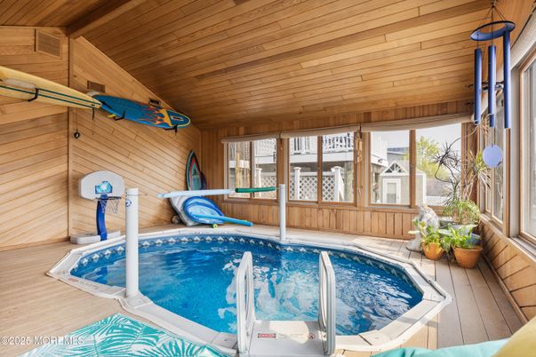 Interior, Pool, Wooden Ceilings, Wooden Walls