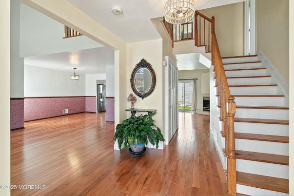 Chandelier, Interior, Pendant Lights, Wood Texture Flooring