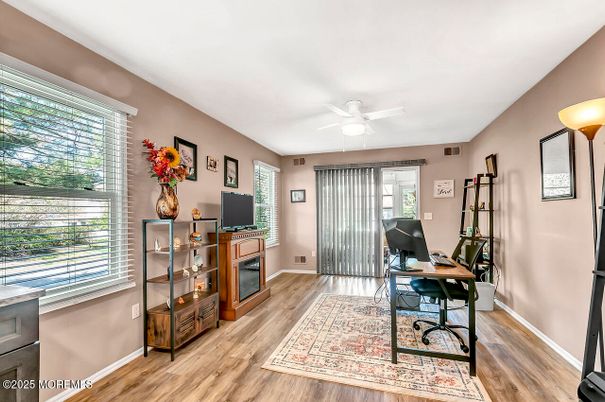 Home Office, Interior, Wood Texture Flooring
