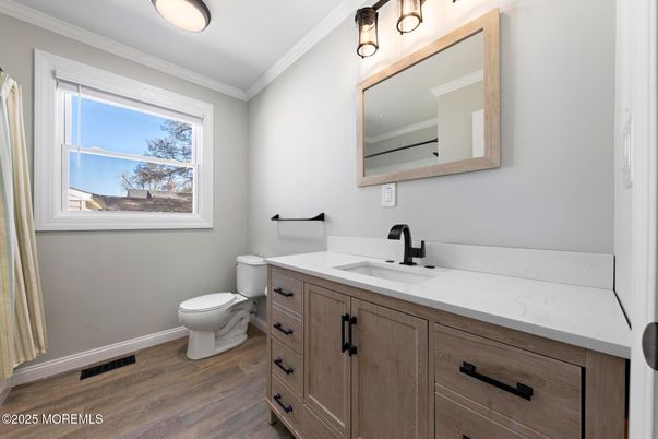 Bathroom, Interior, Wood Texture Flooring