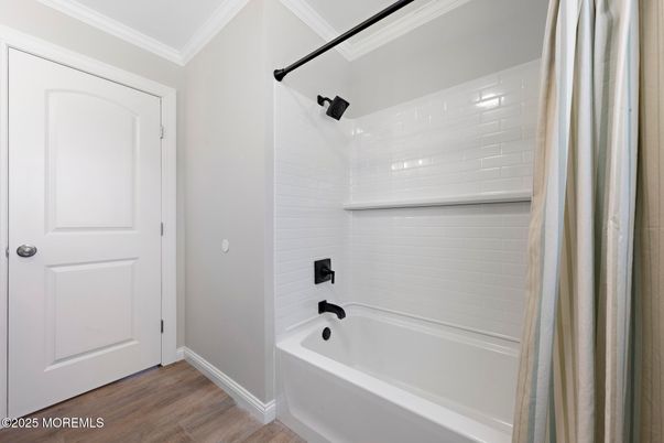 Bathroom, Interior, Wood Texture Flooring