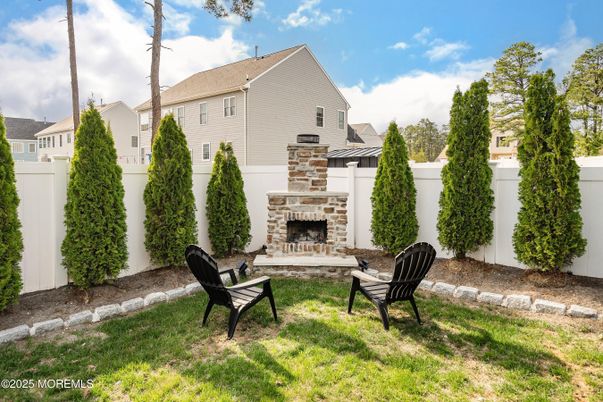 Backyard, Exterior, Fireplace