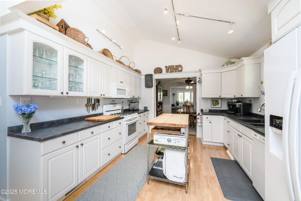 Interior, Kitchen, Wood Texture Flooring